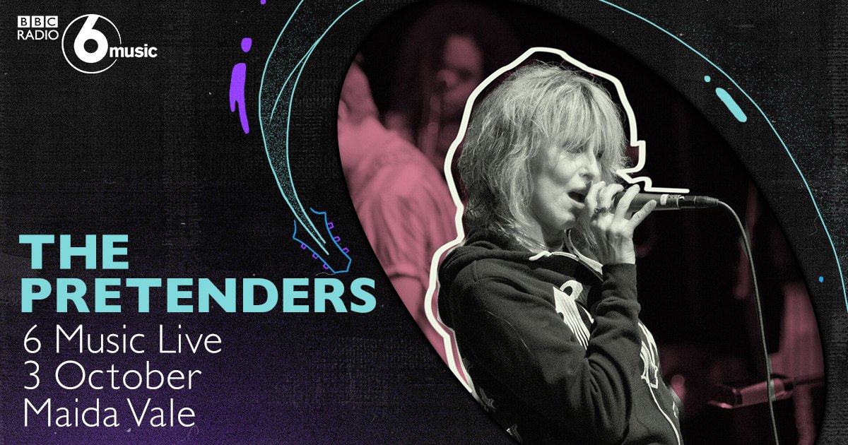 RT @ThePretendersHQ: The Pretenders will play #6MusicLive on Mon Oct 3. More info inc how to be in the audience: https://t.co/ybHSryLFtF ht…