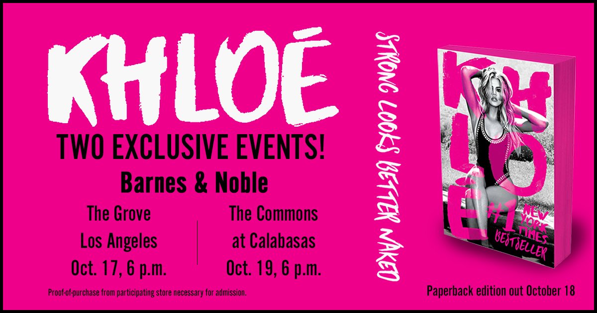 Excited to announce my 2 signings for #StrongLooksBetterNaked at @BNBuzz! 10/17 at The Grove & 10/19 in Calabasas https://t.co/T1c0MBilZv