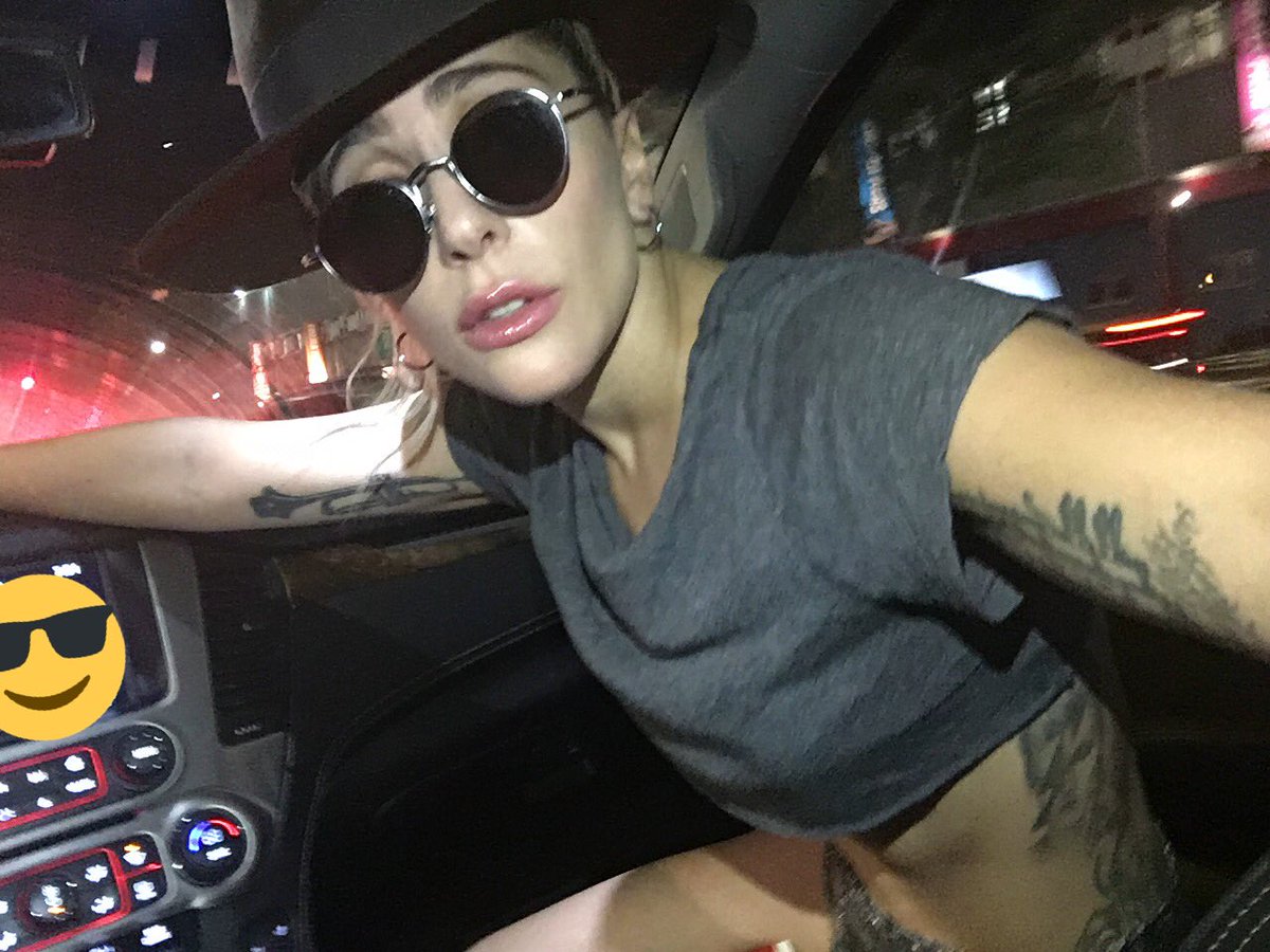 My NEW MUSIC VIDEO FOR NEW SINGLE #PerfectIllusion IS OUT IN 2hrs!!!! Off to a ...party!! #LadyGagaNewVideo #Joanne https://t.co/YmjZxhFLVN