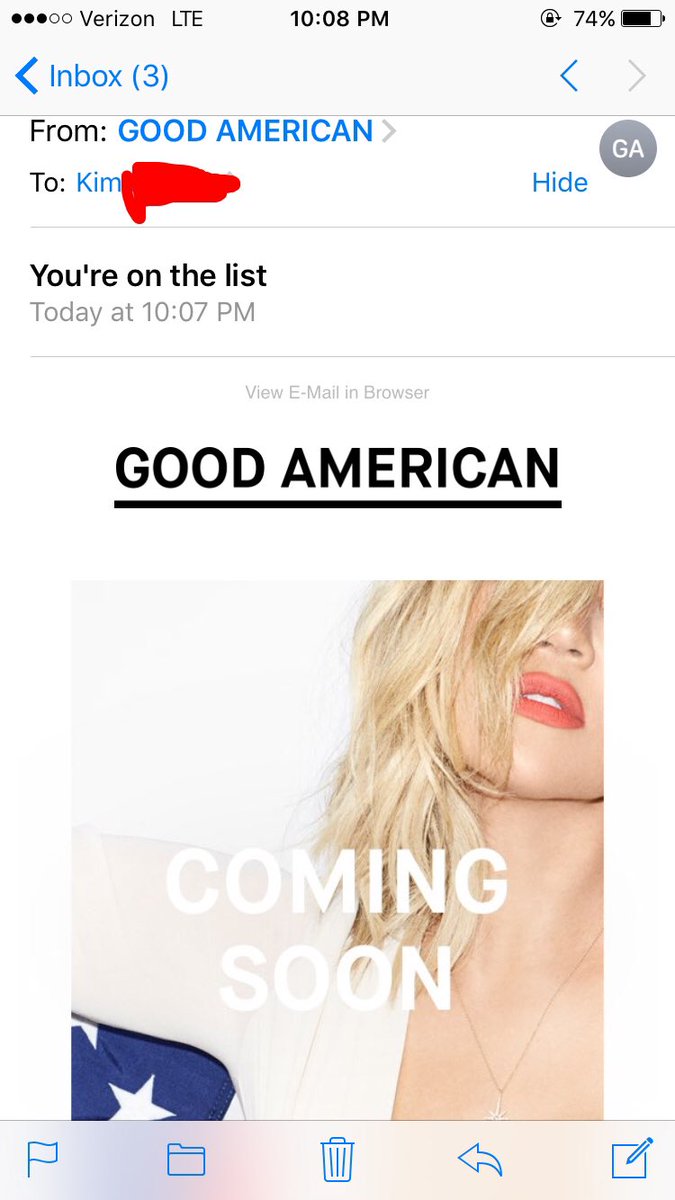 RT @Cute_Koko727: I'm on the list! Congrats khlo! @khloekardashian @goodamerican https://t.co/e9KfMzI9Cs