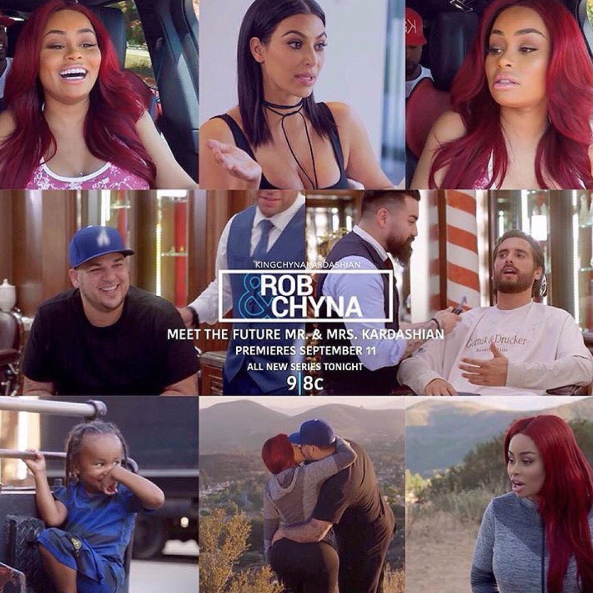 RT @KrisJenner: 45 mins to go, east coast!! #RobandChyna 9pm!! Find out if @robkardashian and @blacchyna are having a boy or a girl! https:…