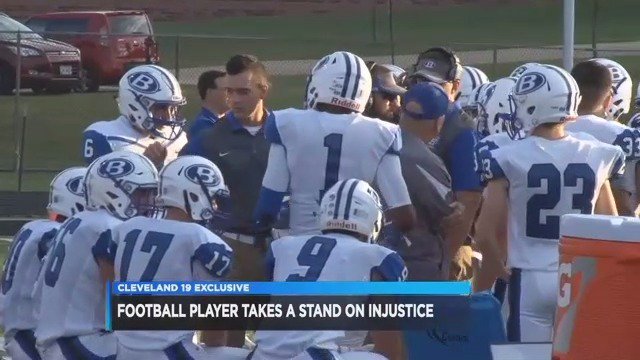 RT @ShaunKing: Black students bravely take a knee and get called 