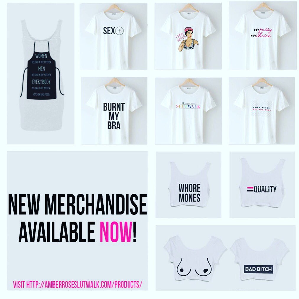 We are almost sold out!!!!Get your new #AmberRoseSlutWalk merchandise now! #October1 https://t.co/5Tihw9ybgp ???? https://t.co/vDEOhUVoIP