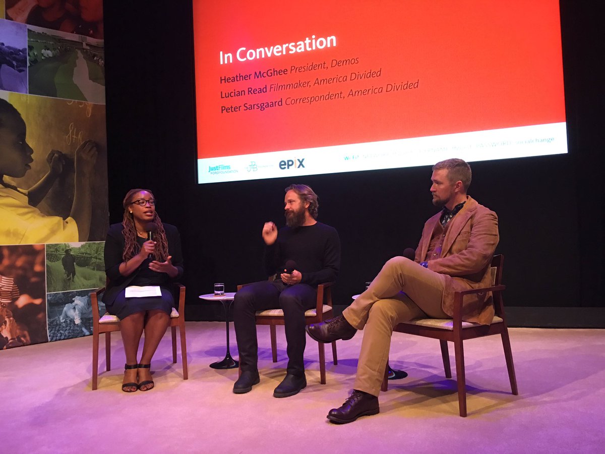 RT @FordFoundation: .@hmcghee interviews @petersarsgaard and director of @America_divided at @FordFoundation screening #americadivided http…