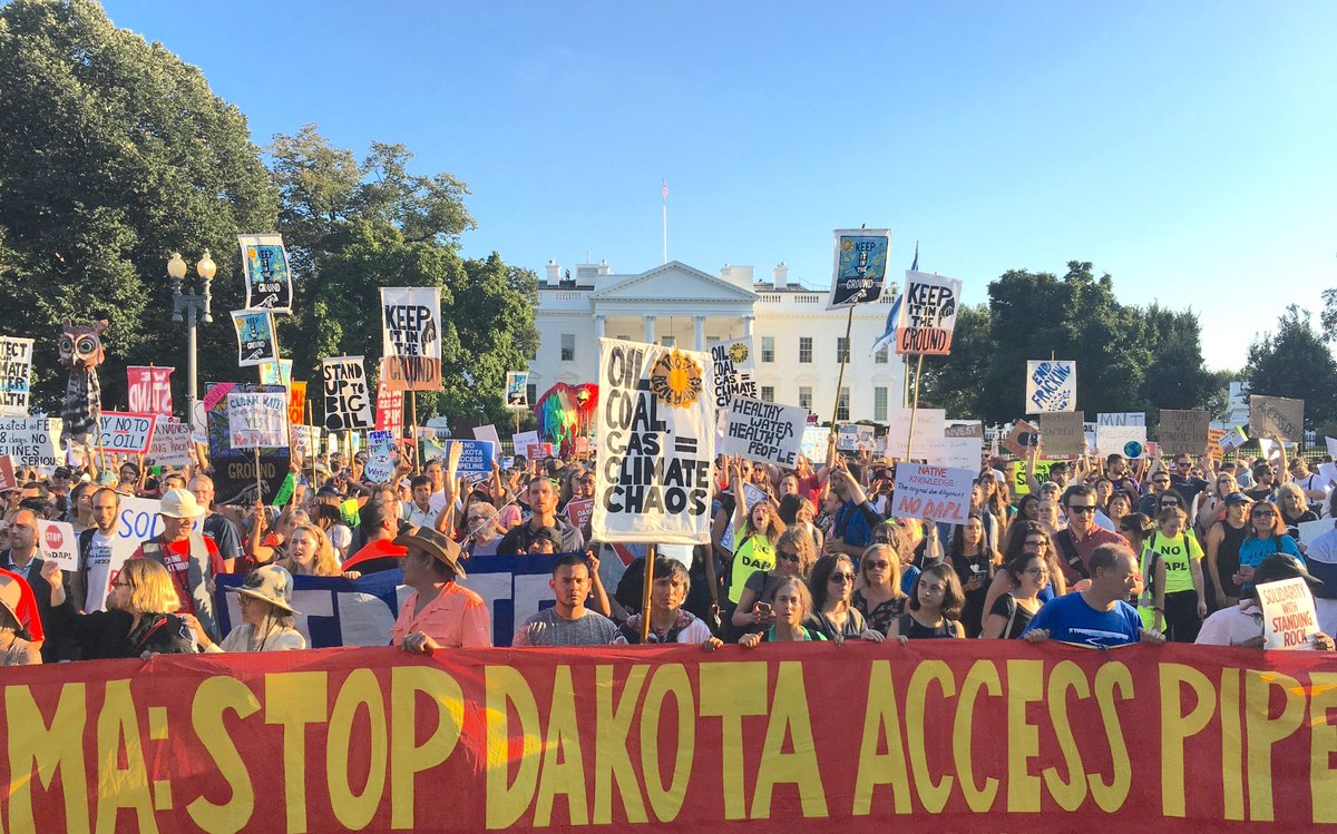 RT @350: 3,000+ people rally in Washington D.C. against Dakota Access Pipeline. 

@POTUS are you listening? #NoDAPL https://t.co/YglwqFgA3T