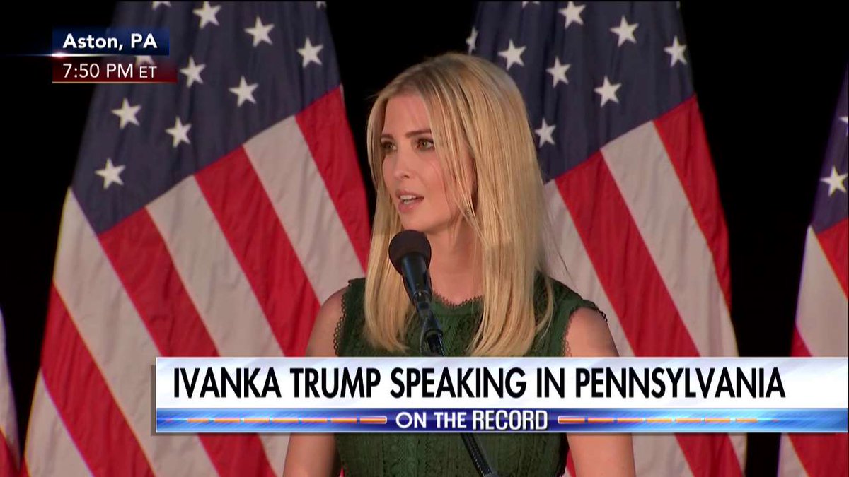RT @FoxNews: .@IvankaTrump: “We need to create policies that champion all parents, enabling the American family to thrive.” https://t.co/8l…