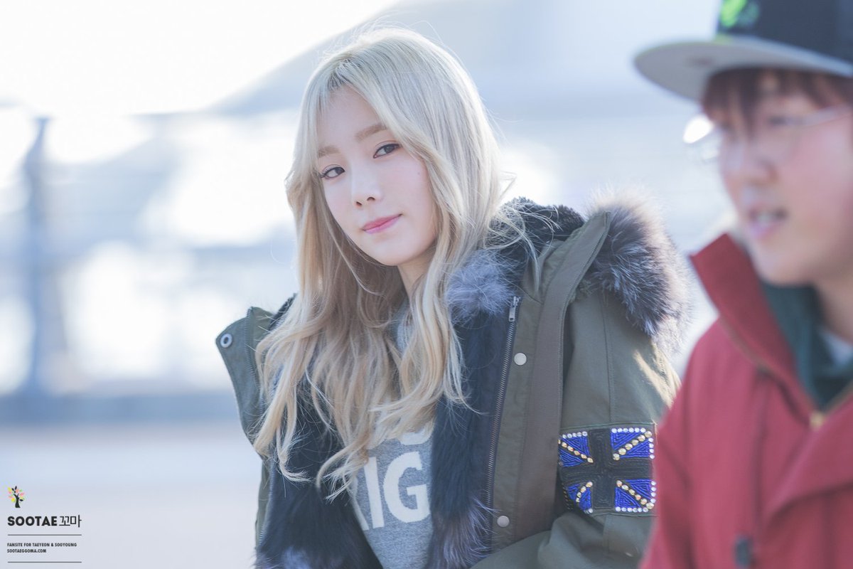 태연 TAEYEON 인천공항 입국 VOICE 기철 FINE sootaeggoma