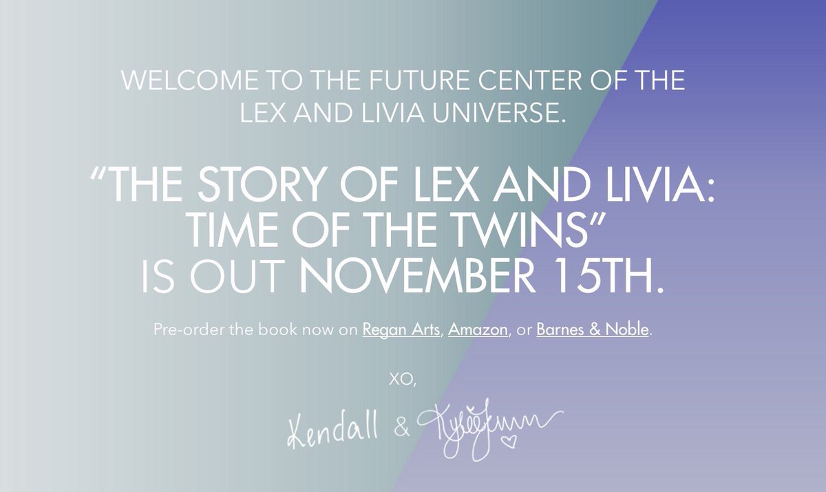 get the latest on our new book at https://t.co/xsbODTBW0l #TimeoftheTwins @lexandlivia https://t.co/hLvg8YT1LC