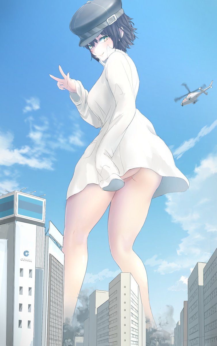 影直斗(ペルソナ4)を巨大化させました(リク絵) 影直斗(ペルソナ4)を巨大化させました(リク絵)