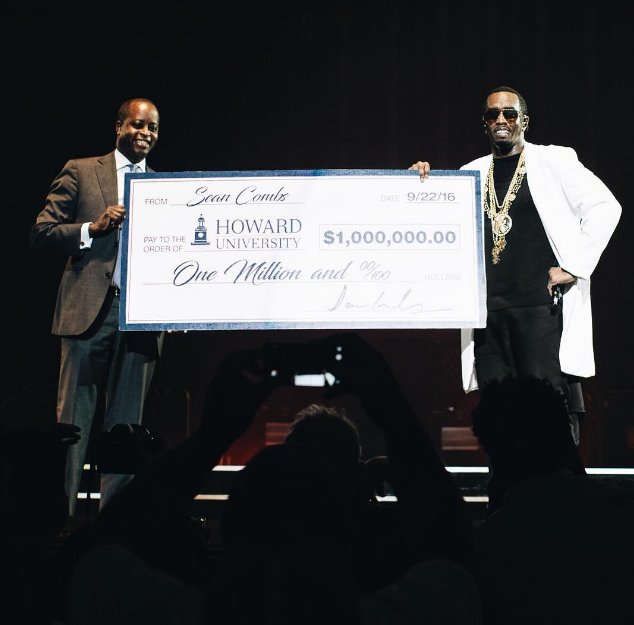 RT @ComplexMusic: .@iamdiddy pledges $1 million donation to Howard University ???? https://t.co/LhTC50PAis https://t.co/AyFQynH6UO