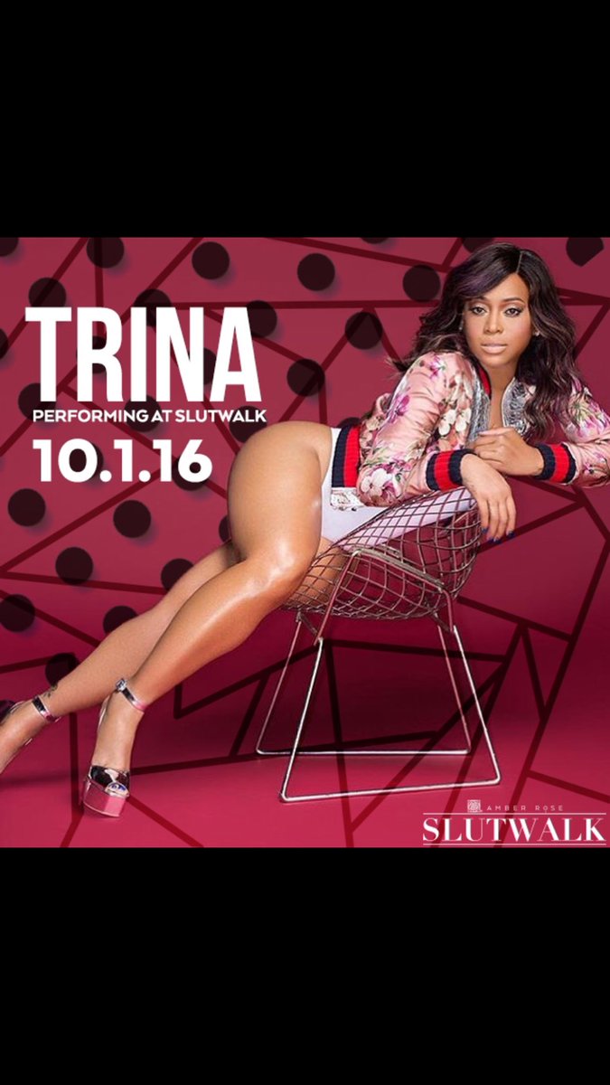 1 WEEK AWAY!!!! My Girl @TRINArockstarr is performing at the #AmberRoseSlutWalk Register Now link in my bio ❤️ https://t.co/o7jcnLE48A