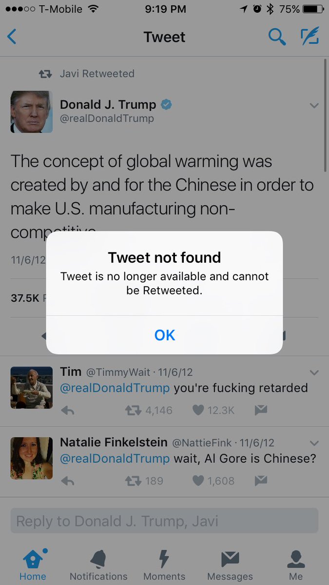 RT @harlanhaskins: They deleted the tweet. #debatenight https://t.co/NpbC0xaasu
