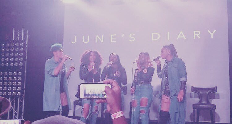 Soooooo proud of my girls @junesdiary for putting on a damn good show... who came out in Philly to support? https://t.co/yPaJLXR6y1