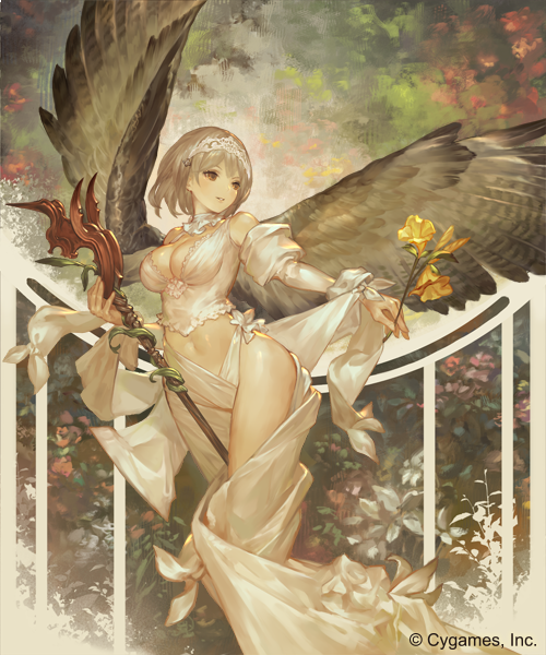株式会社Cygames様の神撃のバハムートにて「フレイア」を描かせていただきました。 株式会社Cygames様の神撃のバハムートにて「フレイア」を描かせていただきました。