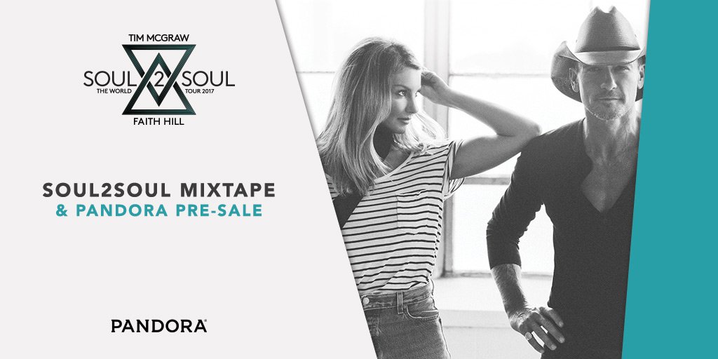 Check out songs that inspire Tim and I on our #Soul2Soul @pandora_radio mixtape! https://t.co/R08iuN7qOe https://t.co/cDi8CS3Lfp
