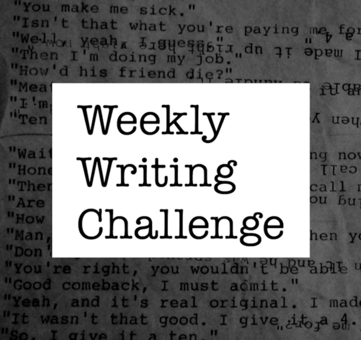 Allow me to introduce you to the #WeeklyWritingChallenge... https://t.co/xdPD2Vm23d https://t.co/VNMWqwaxI4