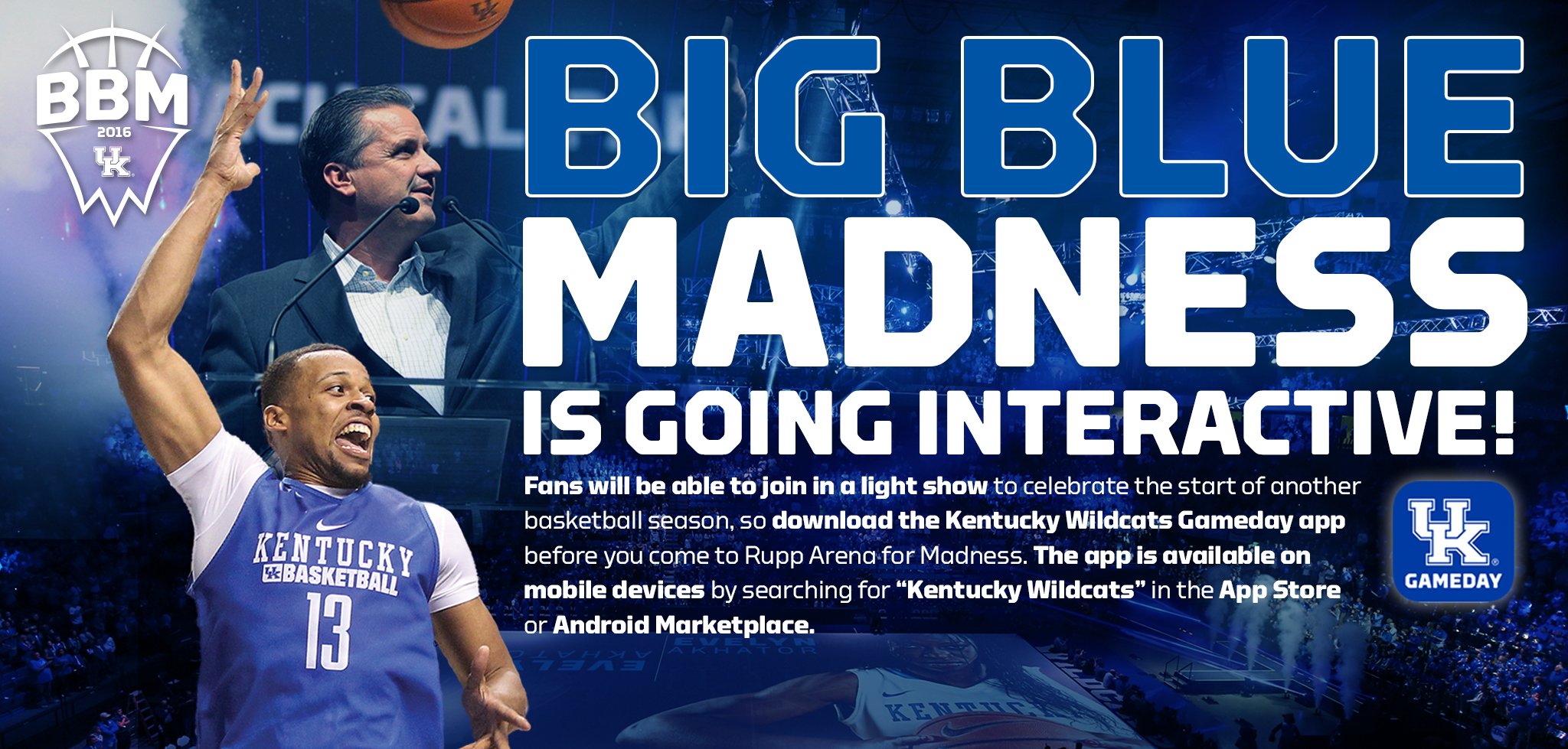 Get ready for another interactive light show at Big Blue Madness