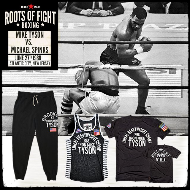 #IronMike ’88 gear back in stock from @rootsoffight. Start shopping here —> https://t.co/deh1zRmYt5 https://t.co/UPRkLErMbb