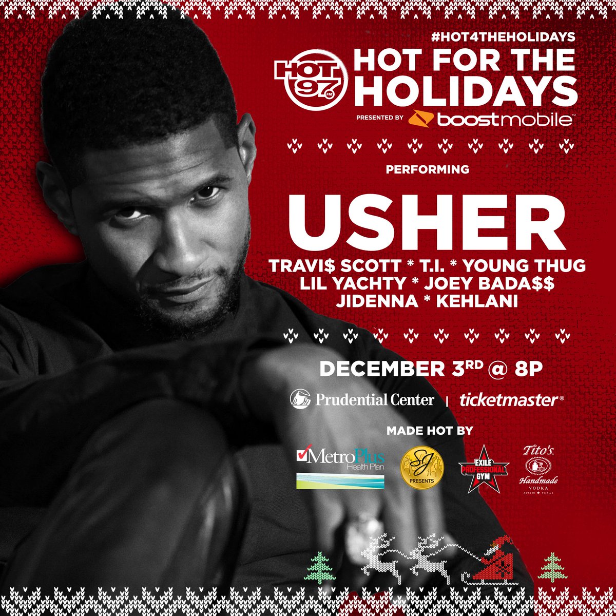 RT @HOT97: . @Usher added to the #Hot4TheHolidays lineup! 
Buy Tickets: https://t.co/cbi4alEKuU https://t.co/ggOAhyp5oq