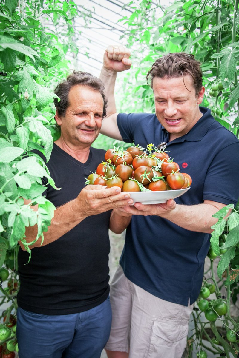The Don of tomatoes guys! What a loverly fella. Just look at those tomatoes, delicioso!!!! xxJ https://t.co/r8r52oPcGI