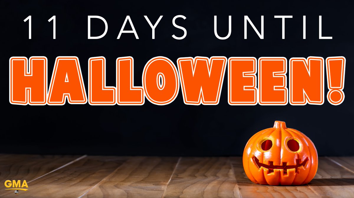 11 days until halloween! 🎃