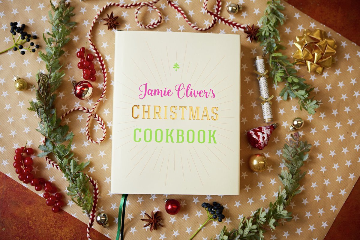 Guys my new xmas book's out now! All the greatest hits to plan the big day! https://t.co/AWLSZPMqO7 #JamiesChristmas https://t.co/B6KI6UyTwC