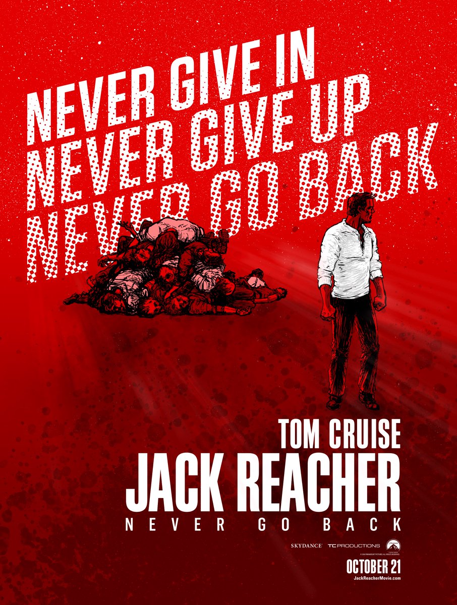 If you love Jack Reacher, I hope you enjoy this cool poster. #JackReacherMovie https://t.co/QYTtn8CS2O