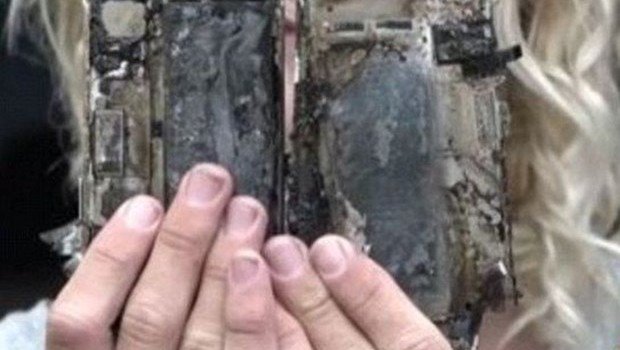 Bu kez iPhone 7 patladı, araba göz göre göre yandı
