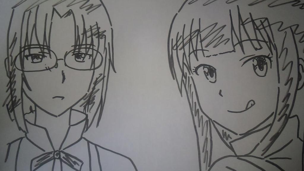 改めて描くとリアタイ忘れそう 白藤杏子生誕祭 ※猫組労働の放送カウントダウンイラストの過去絵ゆえに 山田居るし眼鏡です# 改めて描くとリアタイ忘れそう 白藤杏子生誕祭 ※猫組労働の放送カウントダウンイラストの過去絵ゆえに 山田居るし眼鏡です#