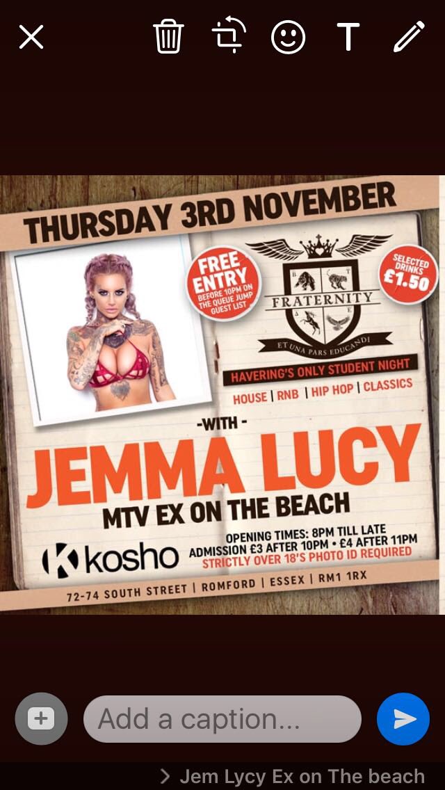 Thursday 3rd I'm Partying with @fratenityessex @koshobar 
Can't wait to see you Essex lot x https://t.co/nNuHEEQbGu