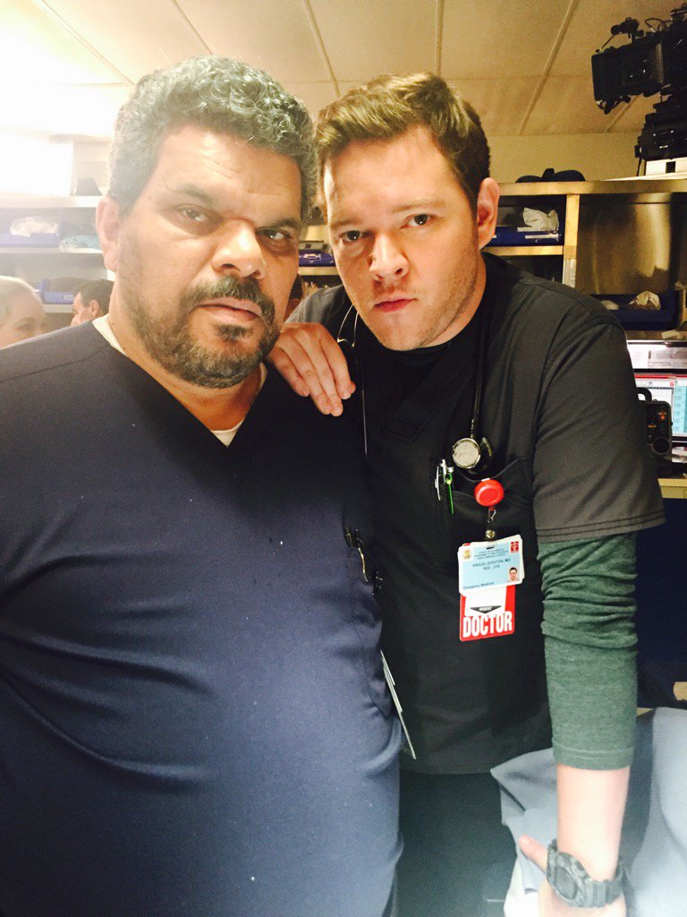 The view from my gurney on @CodeBlackCBS. Such hunks @IAmHarryFord @IamLuisGuzman ????❤️ https://t.co/sMfBfzjHk0