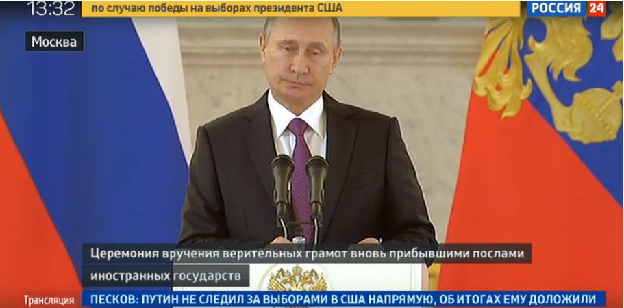 Поздравление путина в сша