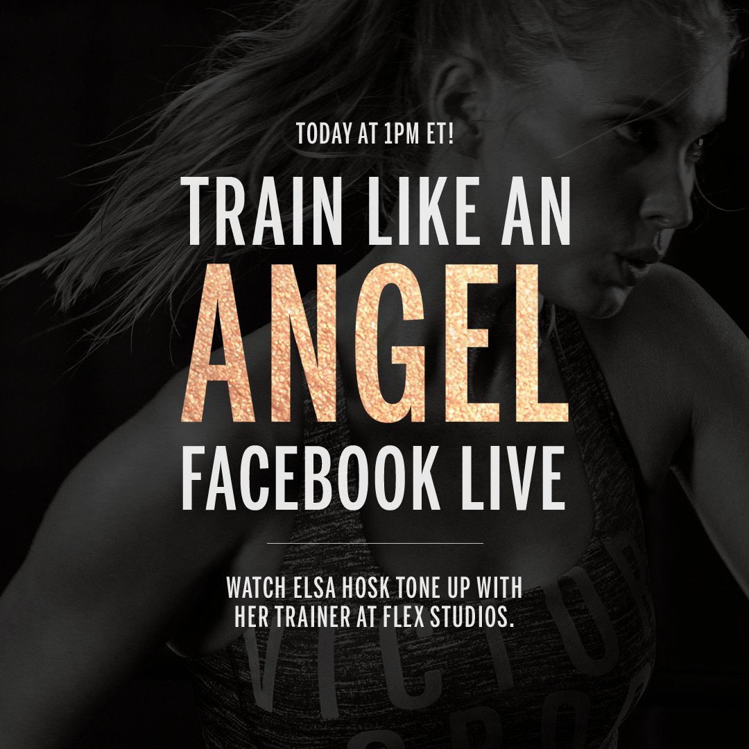 Today in 1 hour: Angel @ElsaHosk is live from @FlexStudiosnyc! #TrainLikeAnAngel https://t.co/SNOZZp2W1q https://t.co/3uYqQzhWwZ