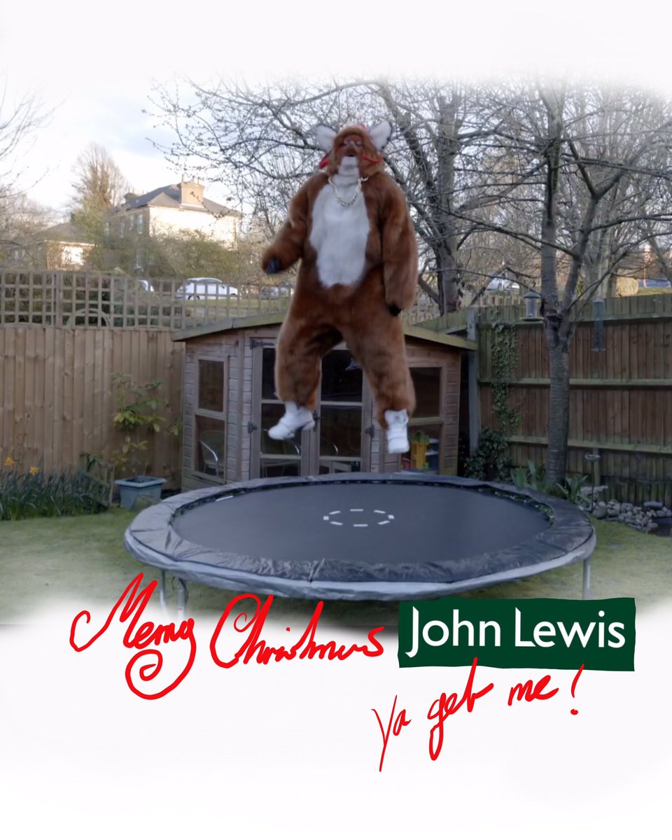 RT @lemontwittor: Seen the new @johnlewisretail ad yet??? I is da fox ya get me! #JohnLewisAdvert https://t.co/AKYe7w8EQz