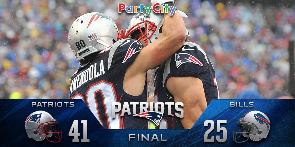 RT @Patriots: #Patriots win 41-25 in Buffalo to improve to 7-1! https://t.co/5j1aff0rr4