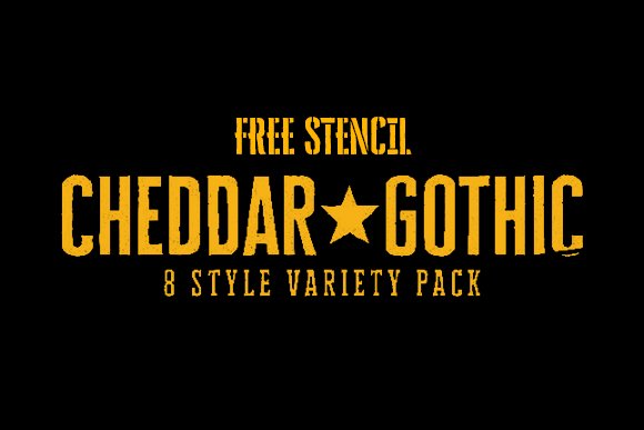 Cheddar Gothic Stencil Free Freebies FreeResources FreeDownload Cheddar Gothic Stencil Free Freebies FreeResources FreeDownload