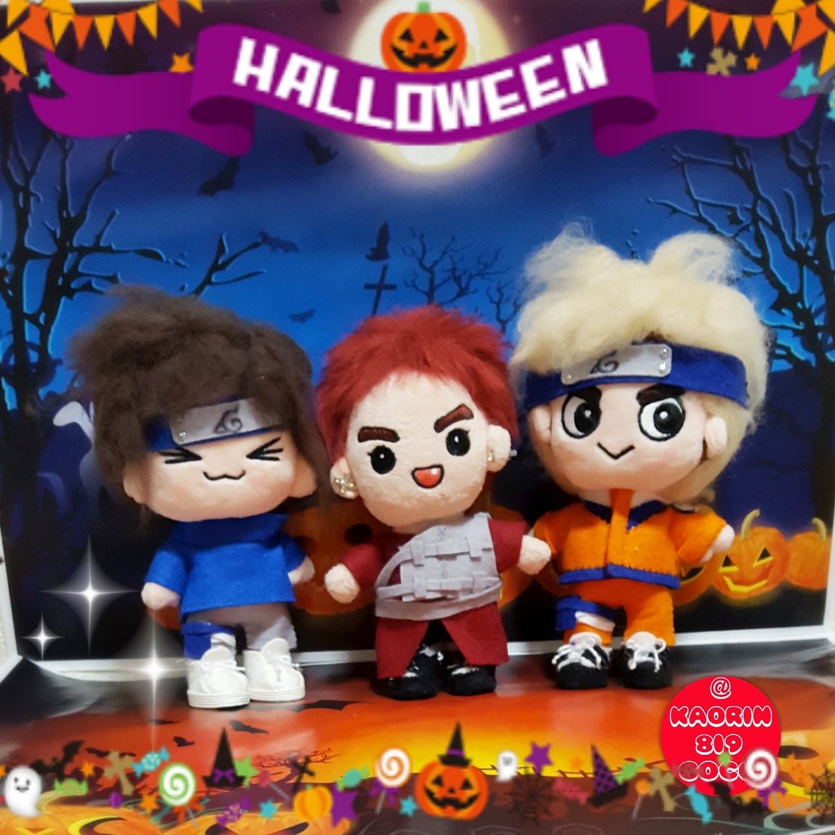 👻🎃ハッピーハロウィン🎃仮装ドールちゃんNARUTO&ポケモン#JB #mark #youngje #Jackson 👻🎃ハッピーハロウィン🎃仮装ドールちゃんNARUTO&ポケモン#JB #mark #youngje #Jackson