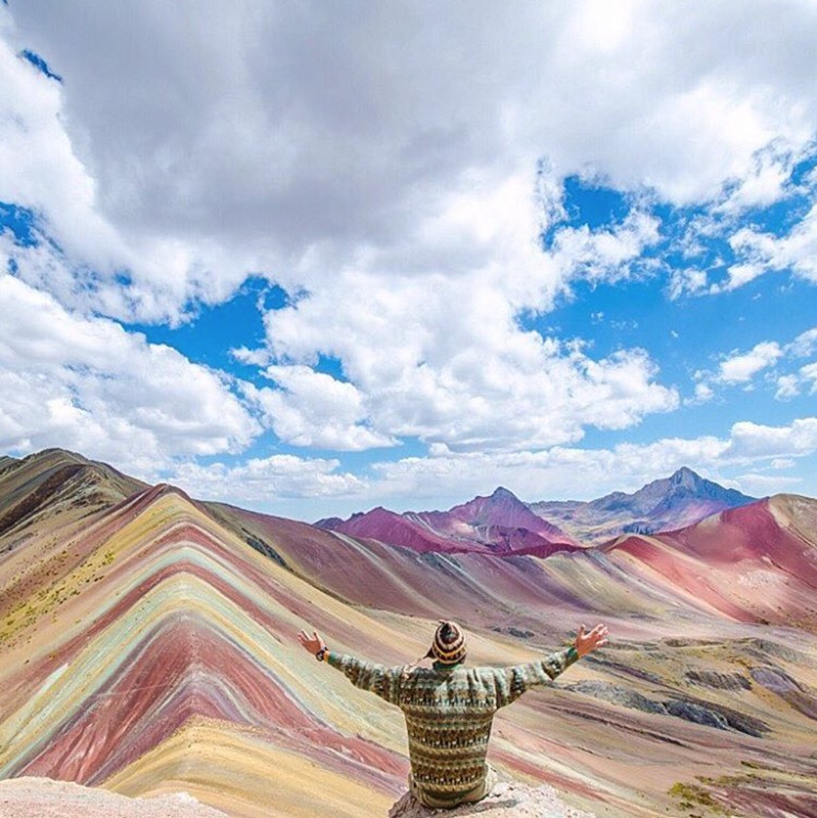 The Rainbow Mountains of Vinicunca, Peru #BucketList https://t.co/l3rMqY34MC