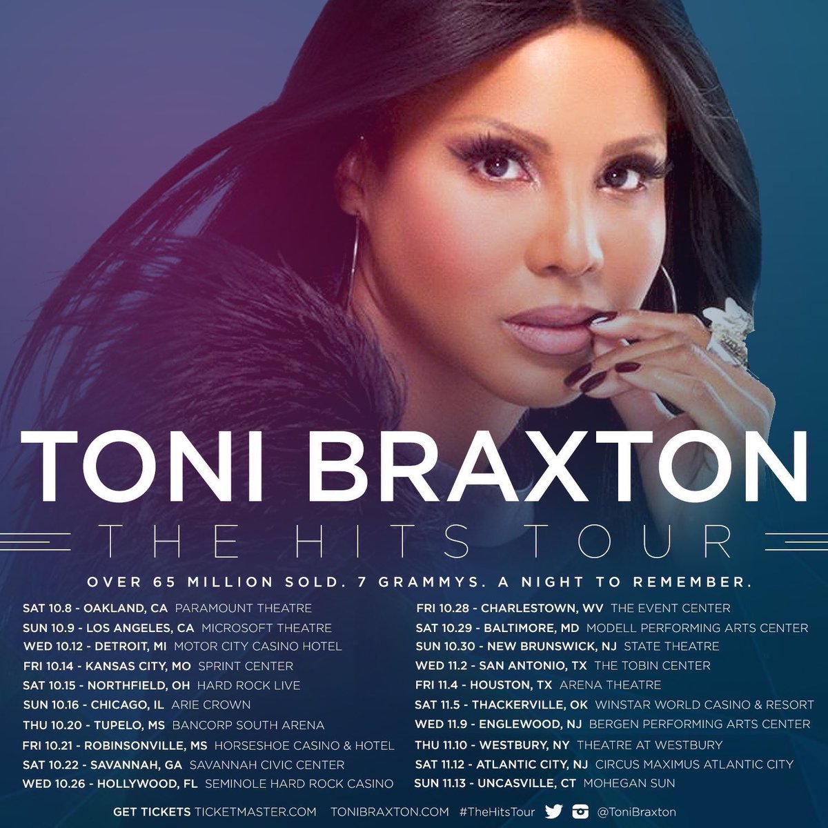 RT @BFValues: ♡ @tonibraxton's next stop on her tour #TheHitsTour is tonight in San Antonio, TX. Who's ready? https://t.co/keDhunIgh0