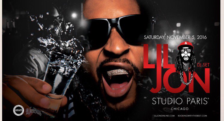 RT @StudioGirlsChi: This Saturday @LilJon @StudioParisChi !! Book your table noww https://t.co/39v9U59pFR