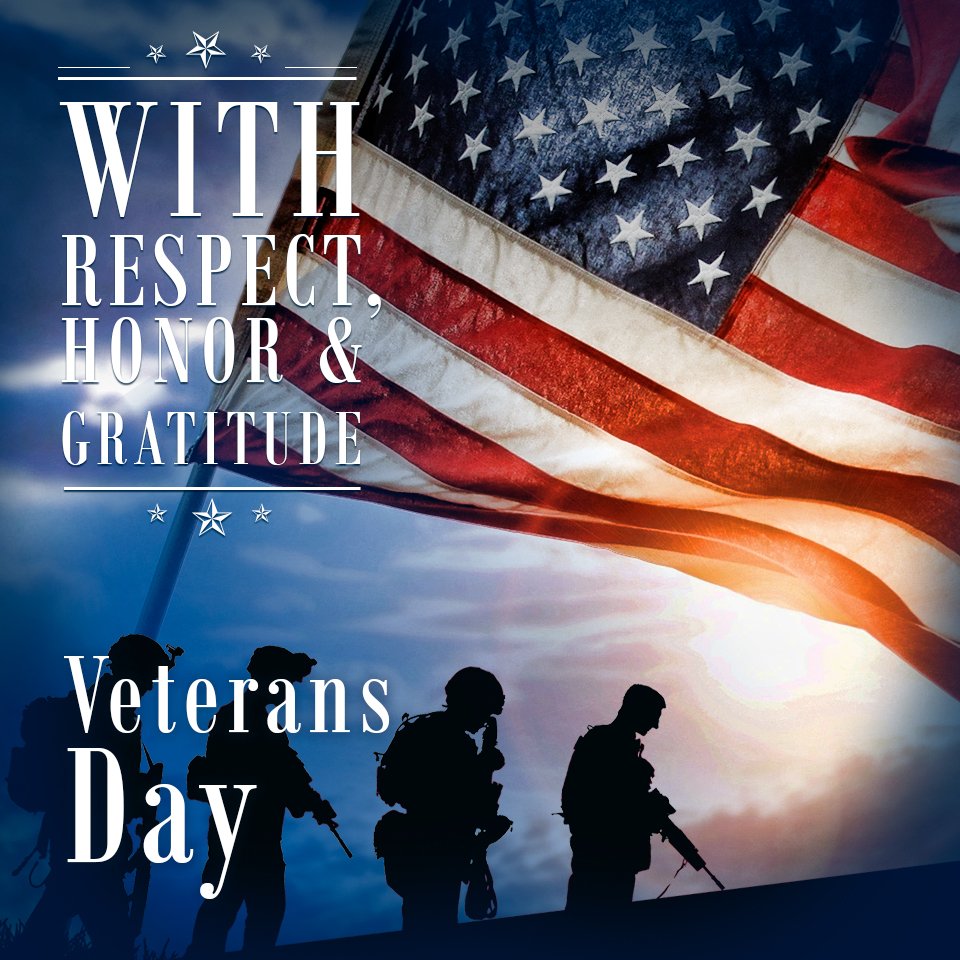 Honoring all who served. Thanks to all veterans! #VeteransDay https://t.co/pc8zY0AT9o