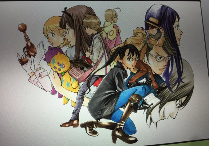 そして、5話のエンドカードは、「四月は君の嘘」の新川先生に描いて頂きました!!桐子さん!てか、9人も!?という感謝と驚き そして、5話のエンドカードは、「四月は君の嘘」の新川先生に描いて頂きました!!桐子さん!てか、9人も!?という感謝と驚き