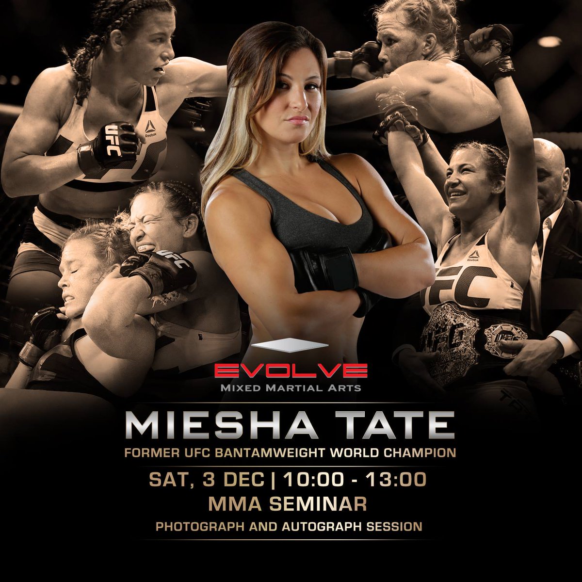 RT @EvolveMMA: It's Cupcake Time next month at EVOLVE with UFC Superstar @MieshaTate! https://t.co/FDGYC9VJM7