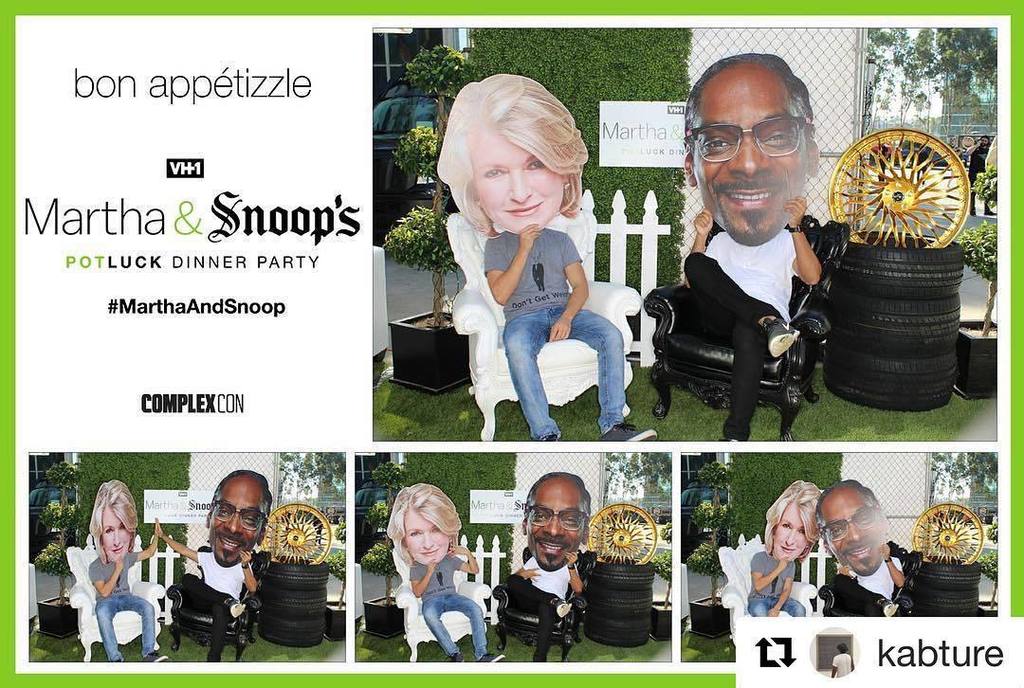 #MarthaAndSnoop. 
@vh1 @complexcon ????????✨???????? #Repost @kabture
・・・
Stop by and say Hi to Snoop&… https://t.co/UkOgq9hp5l https://t.co/ZM8LoI4SMc