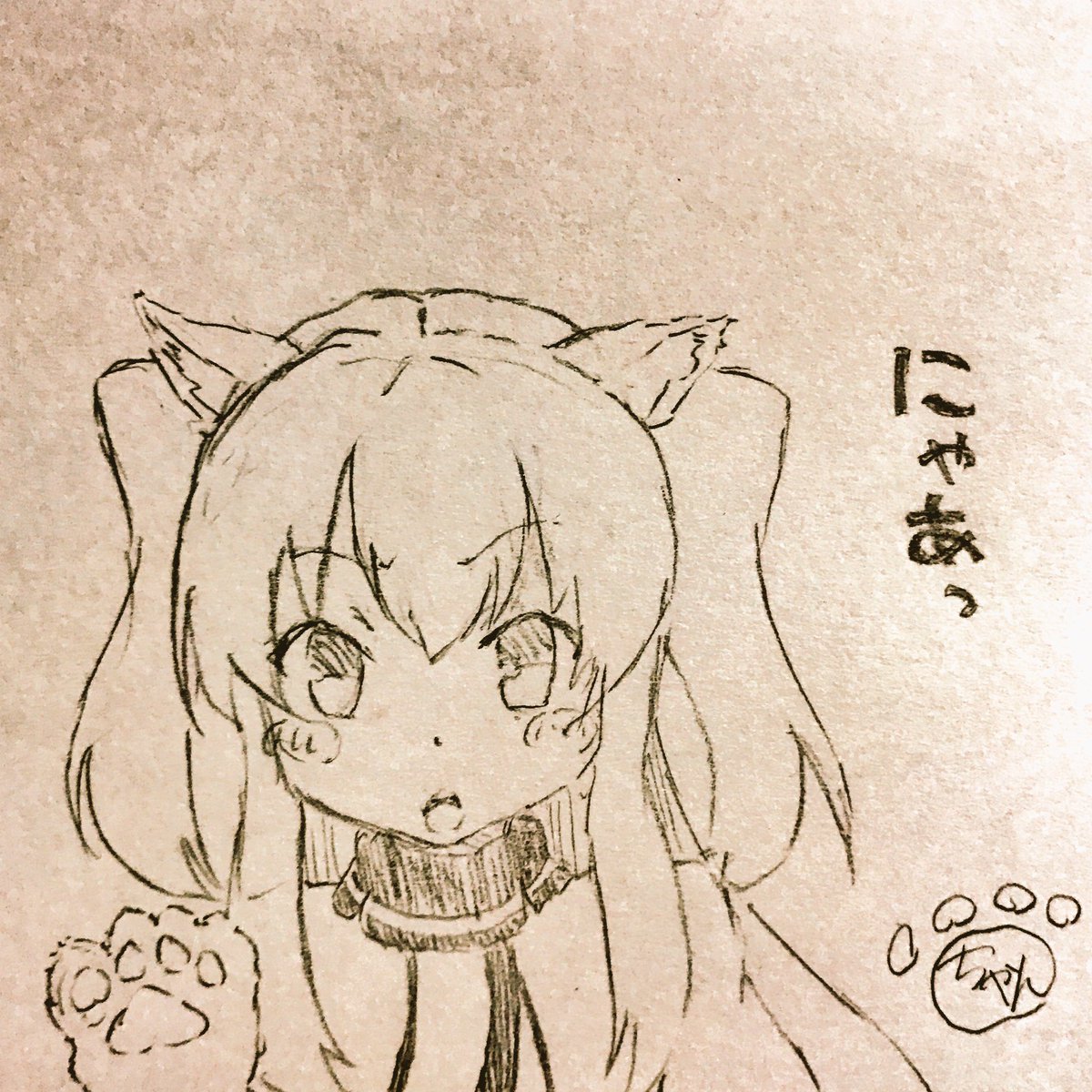 家の前ににゃんこがいたので、きょうのにゃんこ。#sorameso 家の前ににゃんこがいたので、きょうのにゃんこ。#sorameso