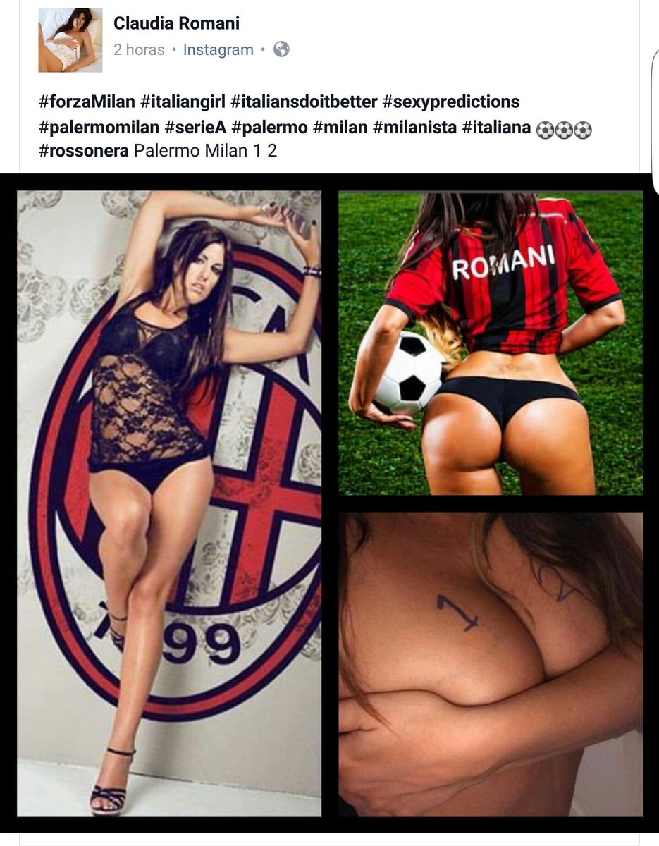 RT @umilanismo: Claudia Romani le atinó al resultado.???????? #PalermoMilan #ForzaMilan ????⚫ https://t.co/cjdIZzE2Qs