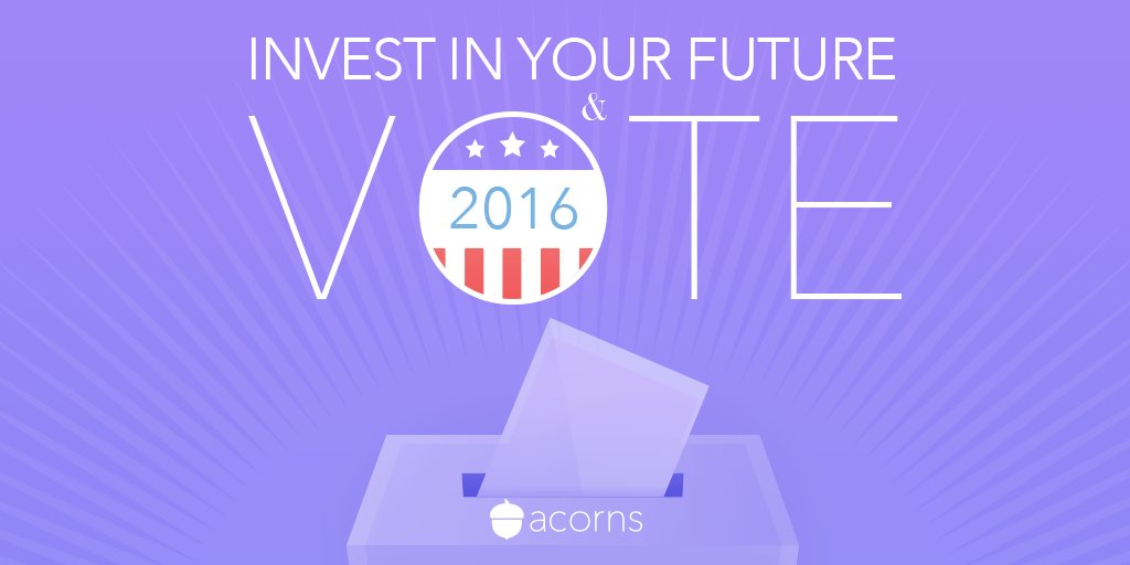 RT @acorns: Today's the day. Make it count! #RockTheVote #ElectionDay https://t.co/CwsAkUO62Y
