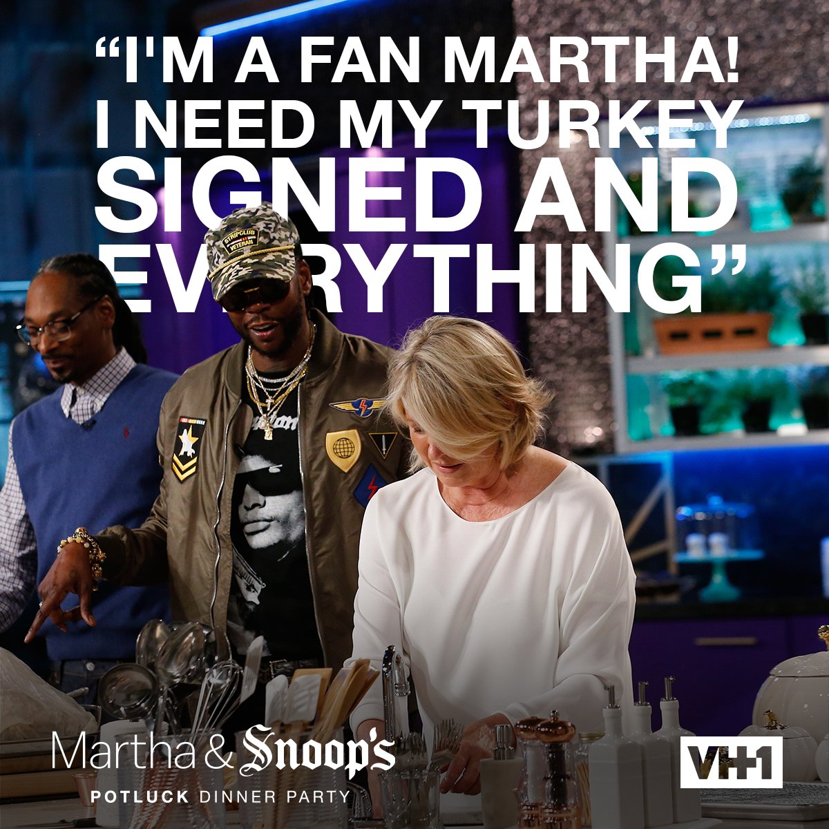 RT @VH1: A Thanksgiving collectors' item. ???????? #MarthaAndSnoop https://t.co/Dohm0jaj77