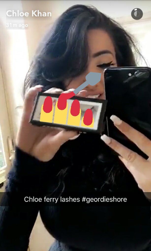 RT @geordiefan01: @Chloe_GShore Look who's wearing your lashes???? they look amazing on you @chloekhanxxx ???? https://t.co/JCgDj9xe4B