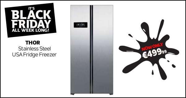 Revamp your kitchen with a USA fridge freezer this #BlackFriday starting from €499.99! https://t.co/Omc1BTitBW https://t.co/73rHQbUozs